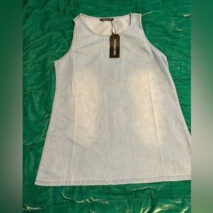 Noracora Women's Light Blue Tank Top